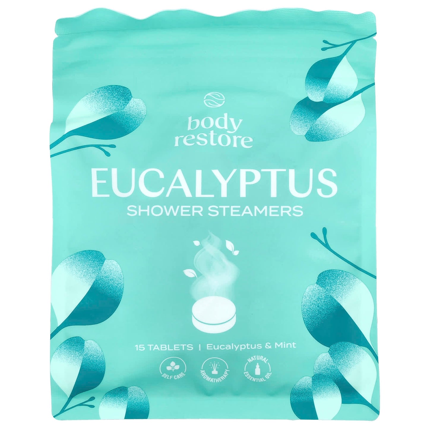 Eucalyptus Shower Steamers for Relaxation & Congestion Relief | 15 Tablets - Image 1