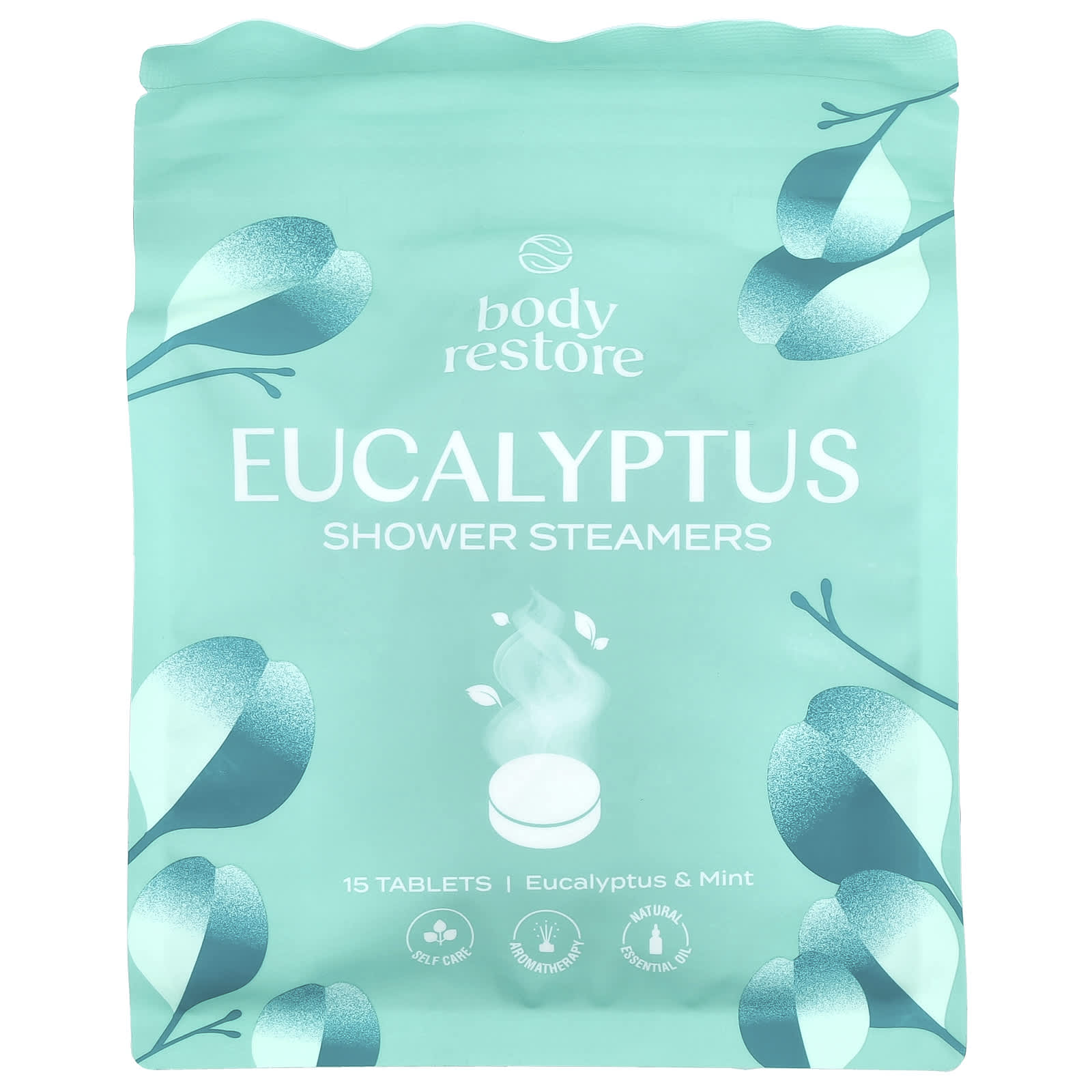 Eucalyptus Shower Steamers for Relaxation & Congestion Relief | 15 Tablets - Image 1