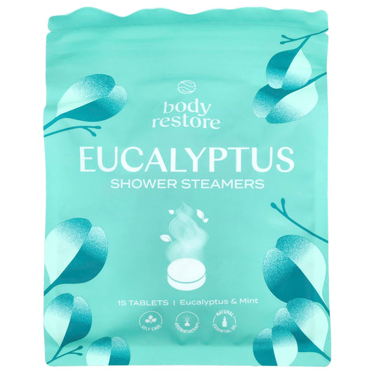 Eucalyptus Shower Steamers for Relaxation & Congestion Relief | 15 Tablets - Image 1
