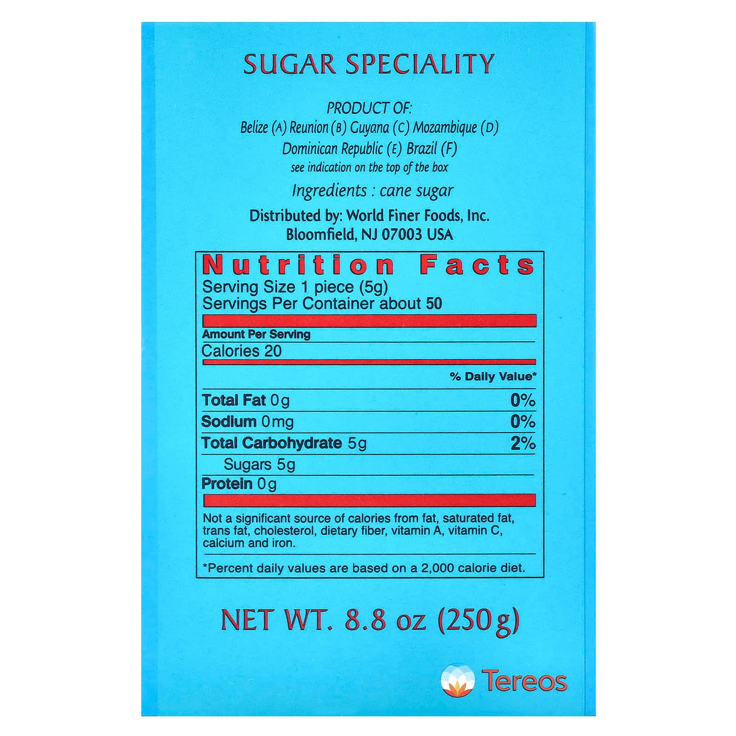 La Perruche, Pure Cane Cubes, 8.8 oz (250 g) - Image 2
