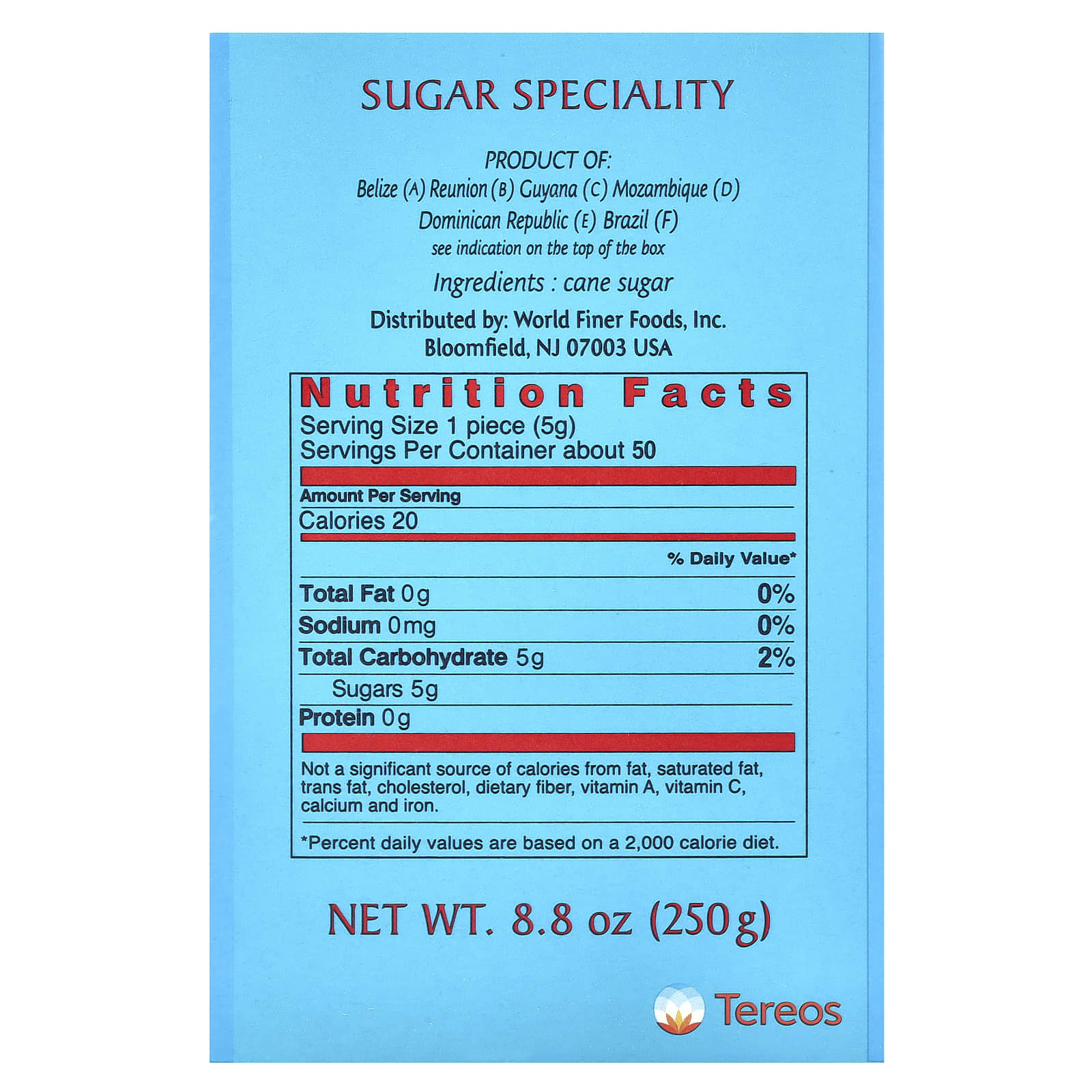 La Perruche, Pure Cane Cubes, 8.8 oz (250 g) - Image 2