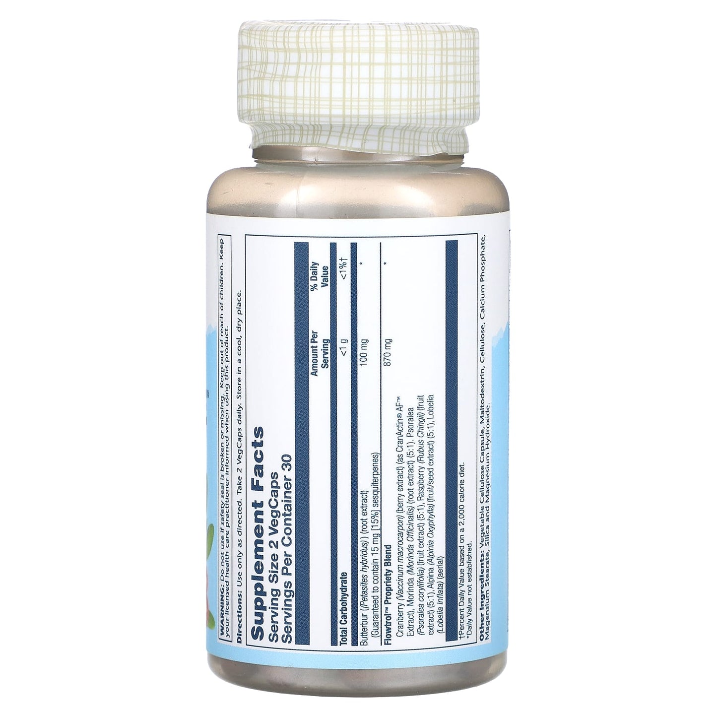 Solaray, Continence, 60 VegCaps - Image 2