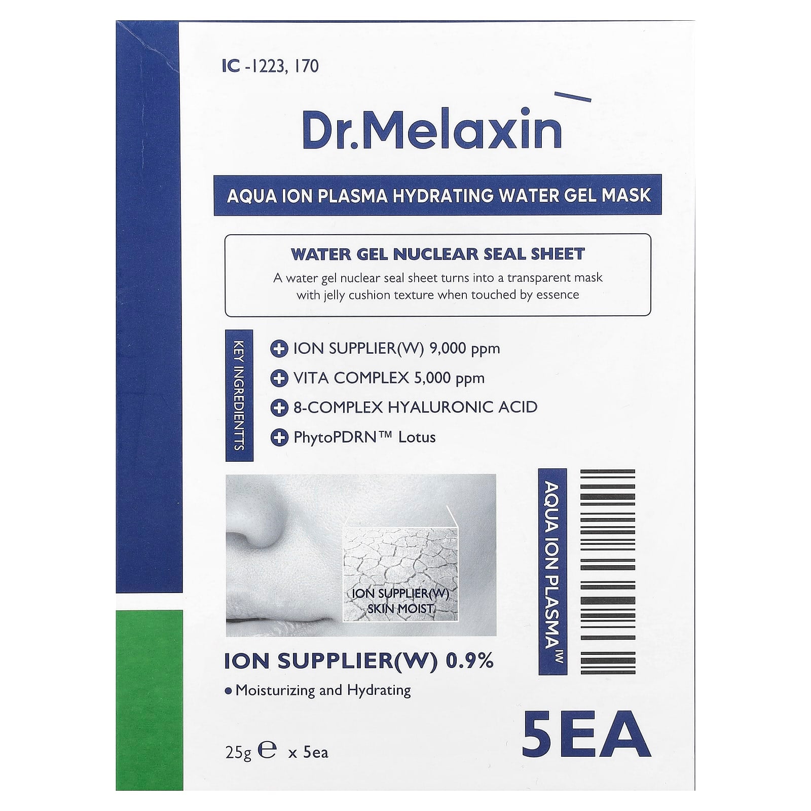 Dr.Melaxin Aqua Ion Plasma Hydrating Water Beauty Gel Mask - Image 2