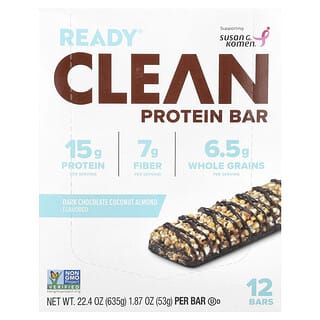 Dark Chocolate Coconut Almond Clean Protein Bars - 12 Count, 26.64