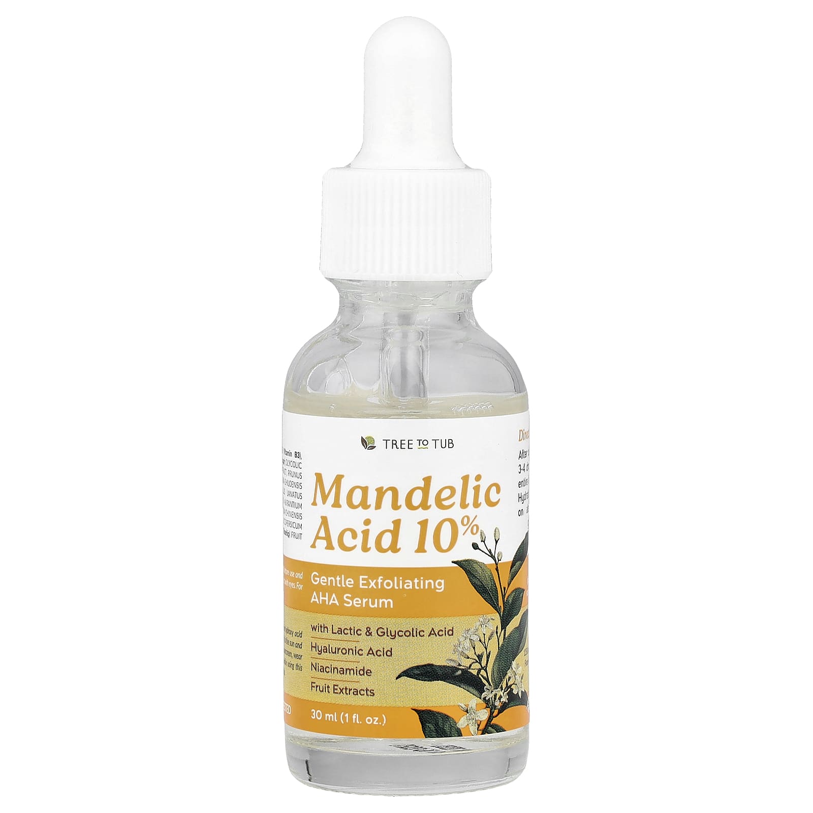 Tree To Tub, Mandelic Acid 10%, 1 fl oz (30 ml) - Image 1