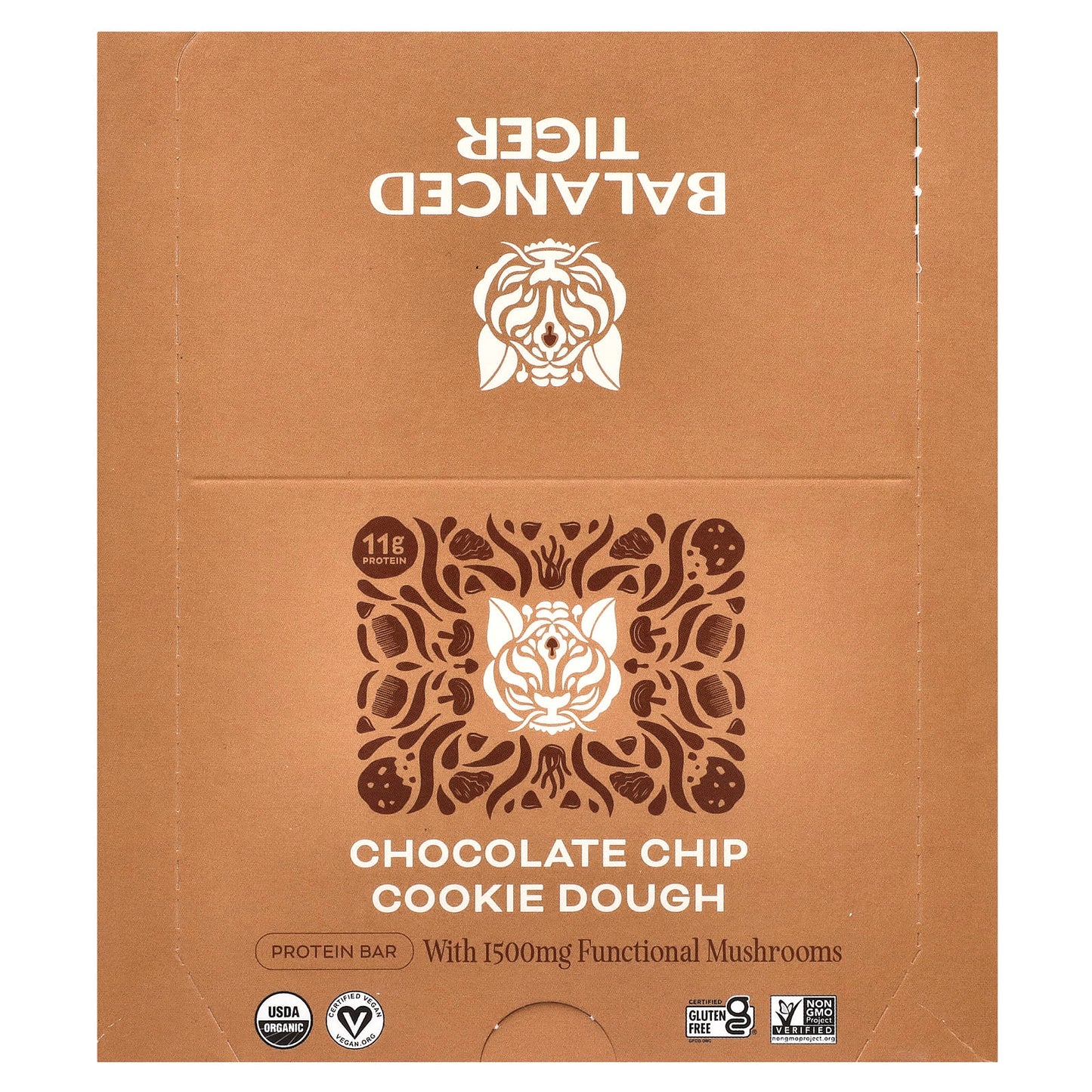 Organic Chocolate Chip Cookie Dough Protein Bars by Balanced Tiger - Image 1