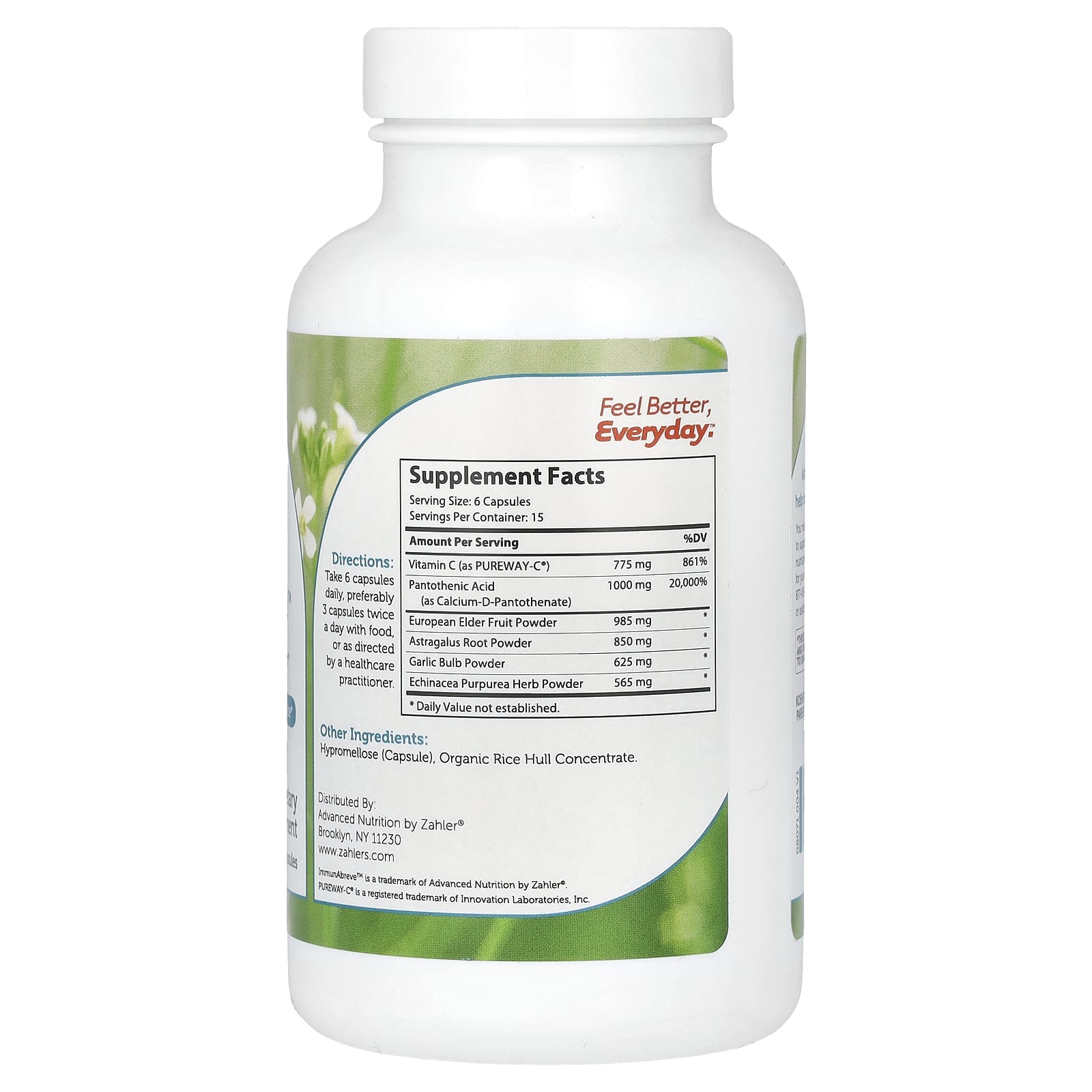Zahler, ImmunAbreve, Complete Immune System Support , 90 Capsules - Image 2