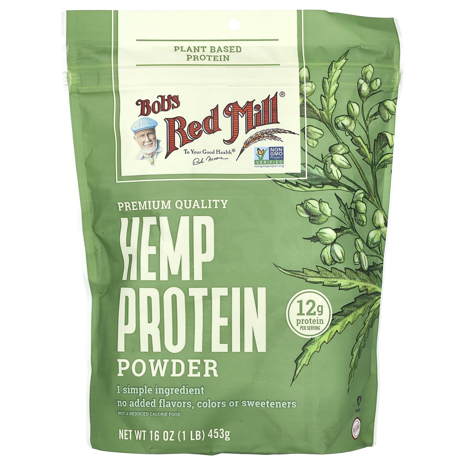 Hemp Protein Powder by Bob's Red Mill - 16 oz (453g) - Image 1
