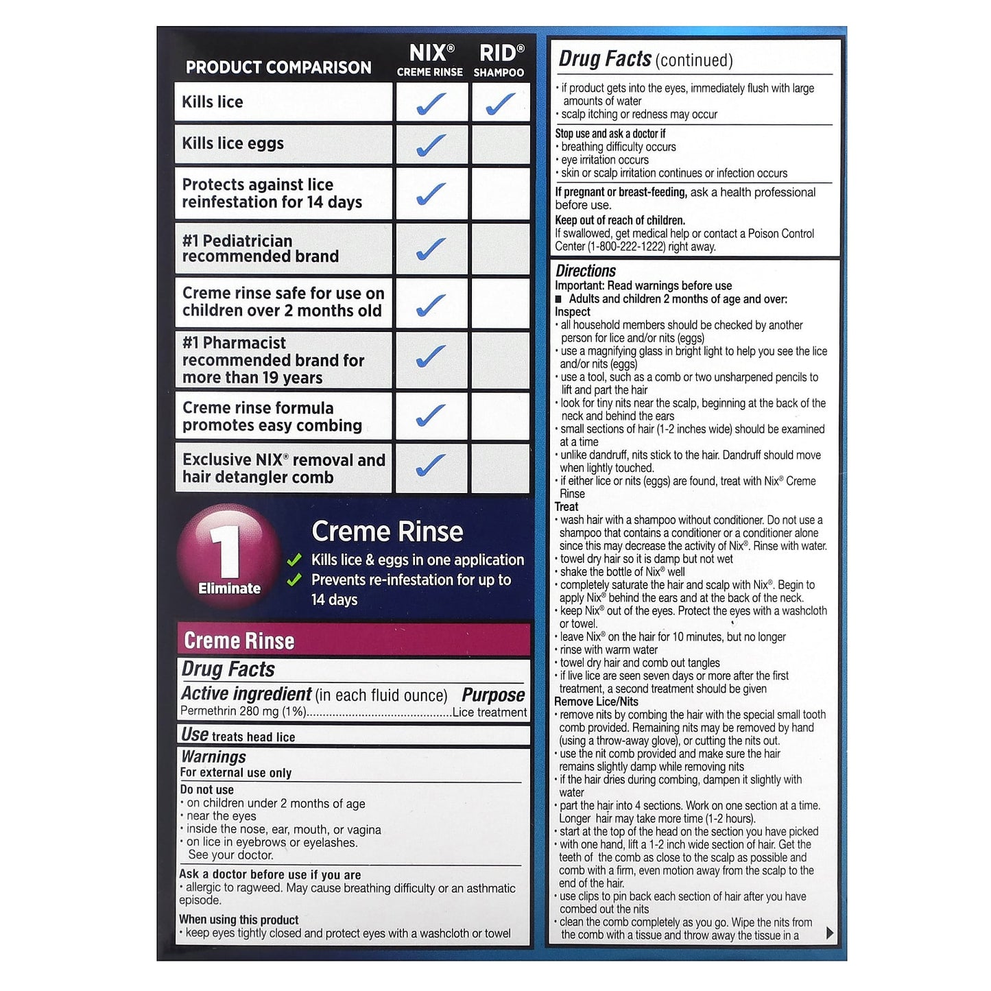 Nix, Complete Lice Treatment Kit , 1 Kit - Image 2