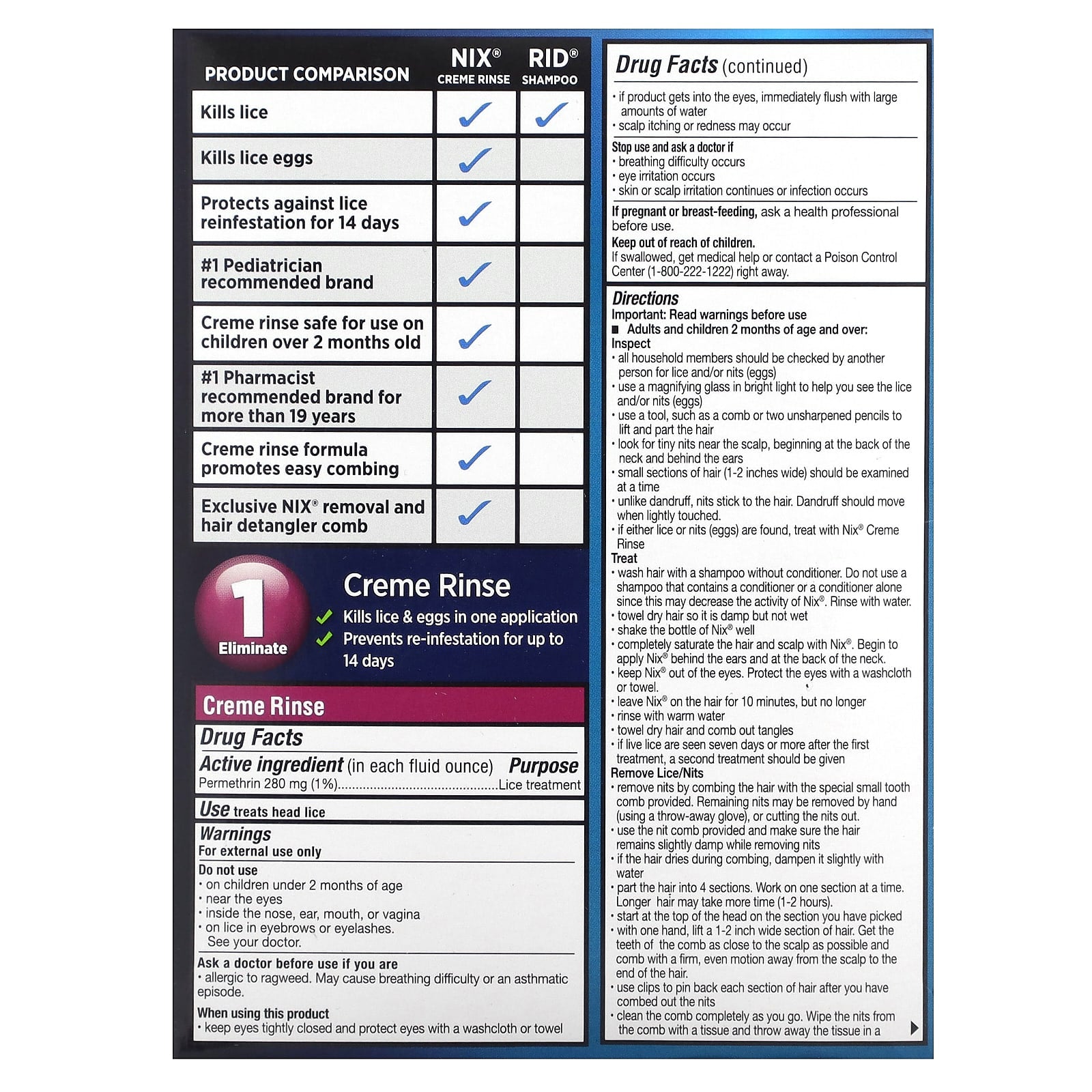 Nix, Complete Lice Treatment Kit , 1 Kit - Image 2