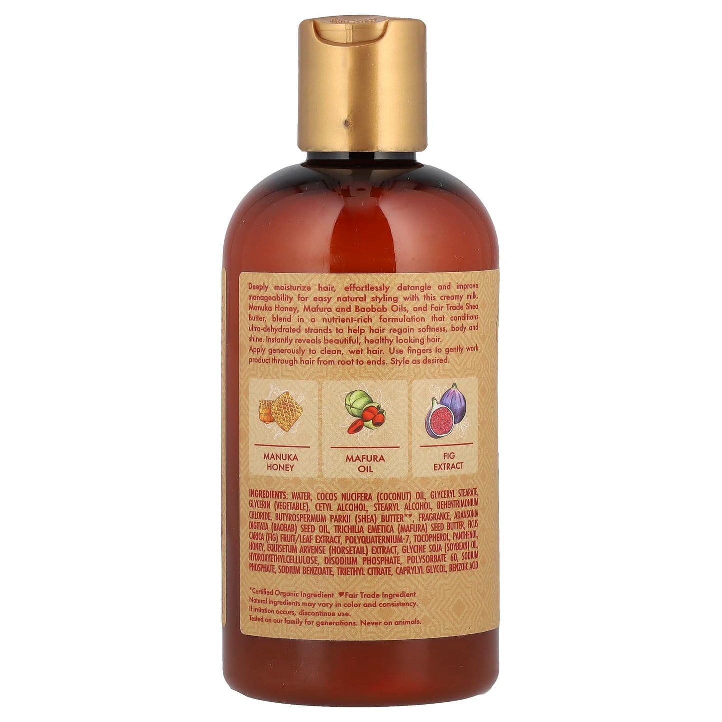 SheaMoisture, Manuka Honey & Mafura Oil, Intensive Hydration Leave-In Milk, 8 fl oz (237 ml) - Image 2