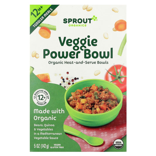 Sprout Organics, Veggie Power Bowl, 12 Months+, 5 oz (142 g) - Image 1