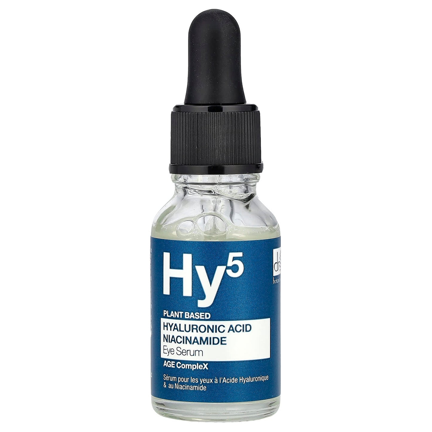Dr. Botanicals Hyaluronic Acid & Niacinamide Eye Serum for Wrinkle Reduction, 0.51 fl oz - Image 1