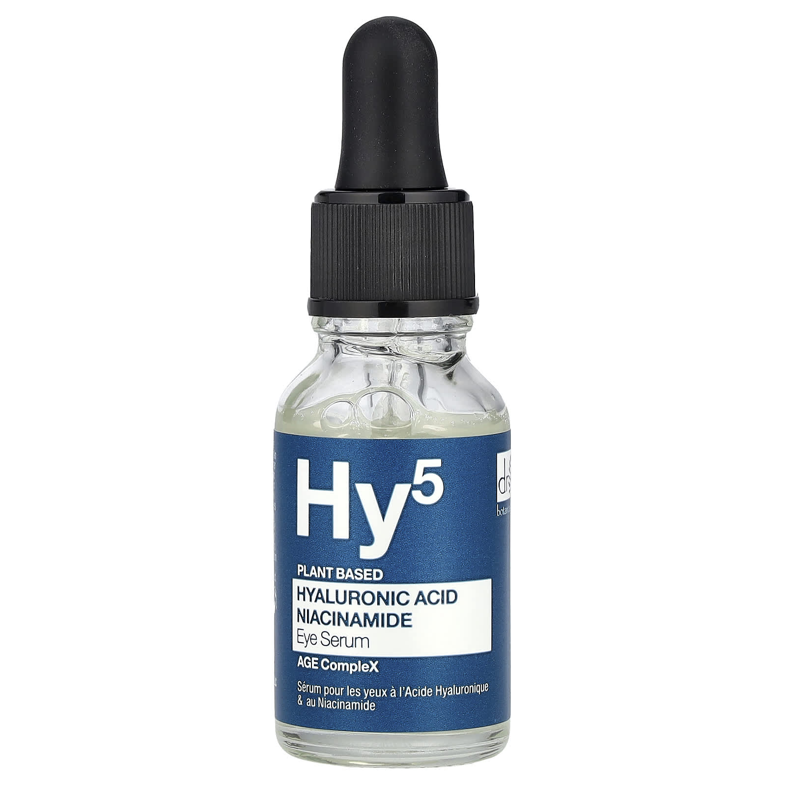 Dr. Botanicals Hyaluronic Acid & Niacinamide Eye Serum for Wrinkle Reduction, 0.51 fl oz - Image 1