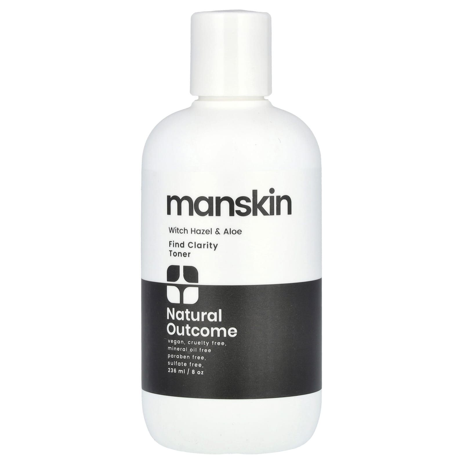 Natural Outcome, Man Skin, Find Clarity Toner, 8 oz (236 ml) - Image 1