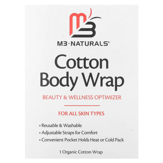 M3 Naturals, Cotton Body Wrap, 1 Organic Cotton Wrap - Image 1