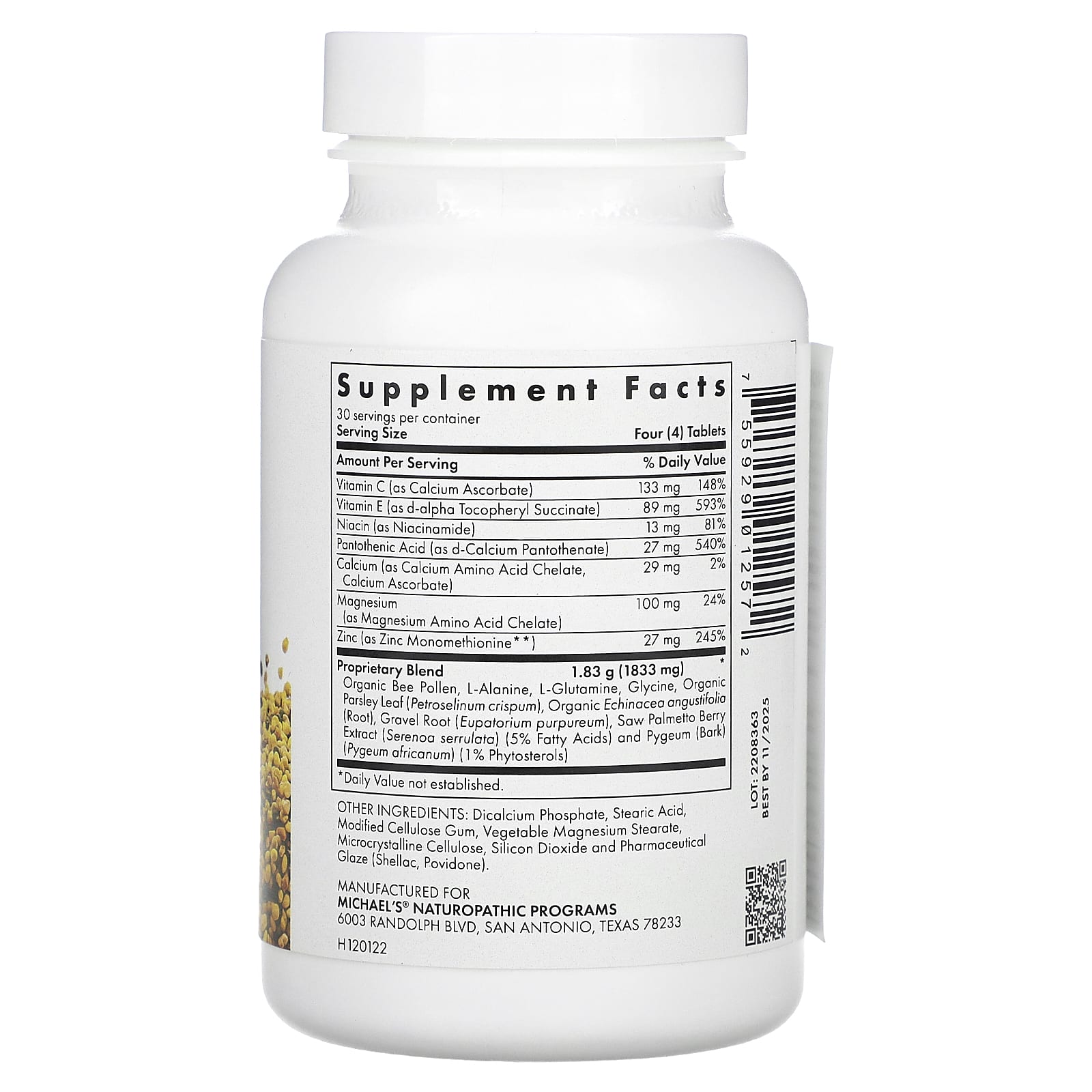 Michael's Health, Prostate Factors, 120 Vegetarian Tablets - Image 2