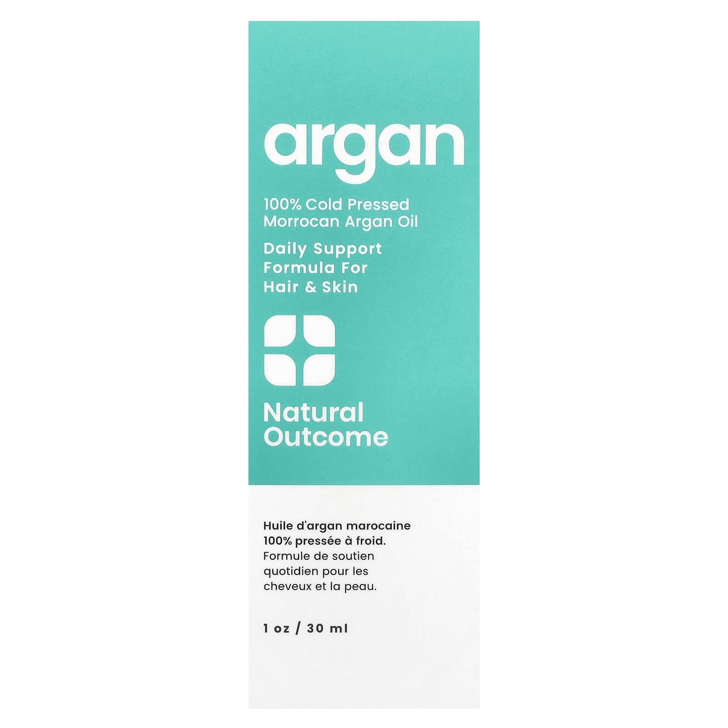 Natural Outcome, 100% Cold Pressed Morrocan Argan Oil, 1 oz (30 ml) - Image 2