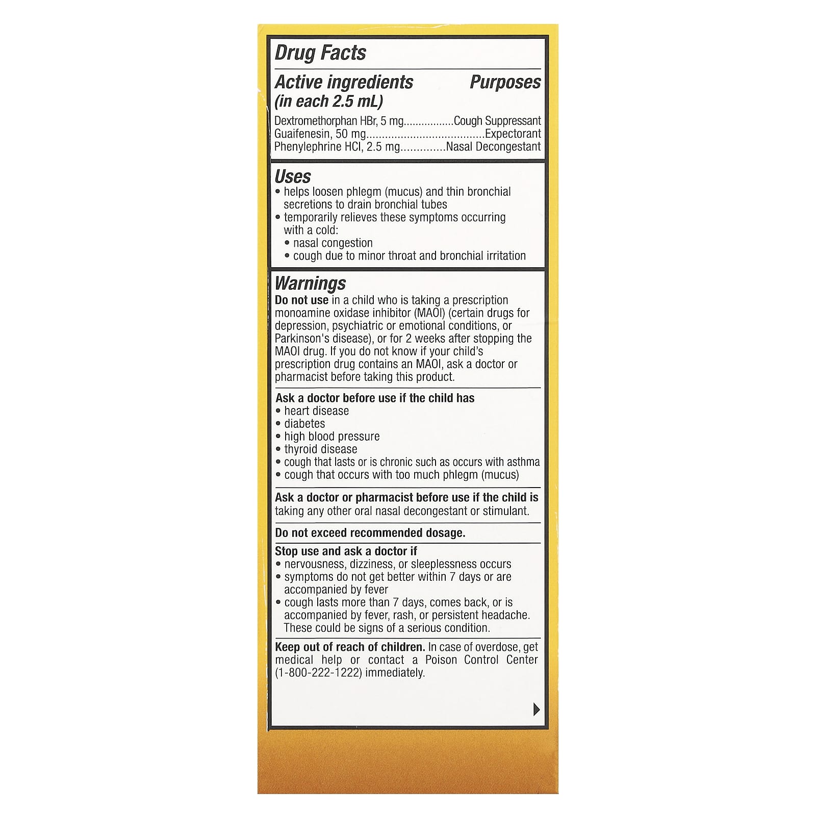 Tukol, Honey Children, Cough & Congestion, Ages 4+, Natural Honey, 4 fl oz (118 ml) - Image 2