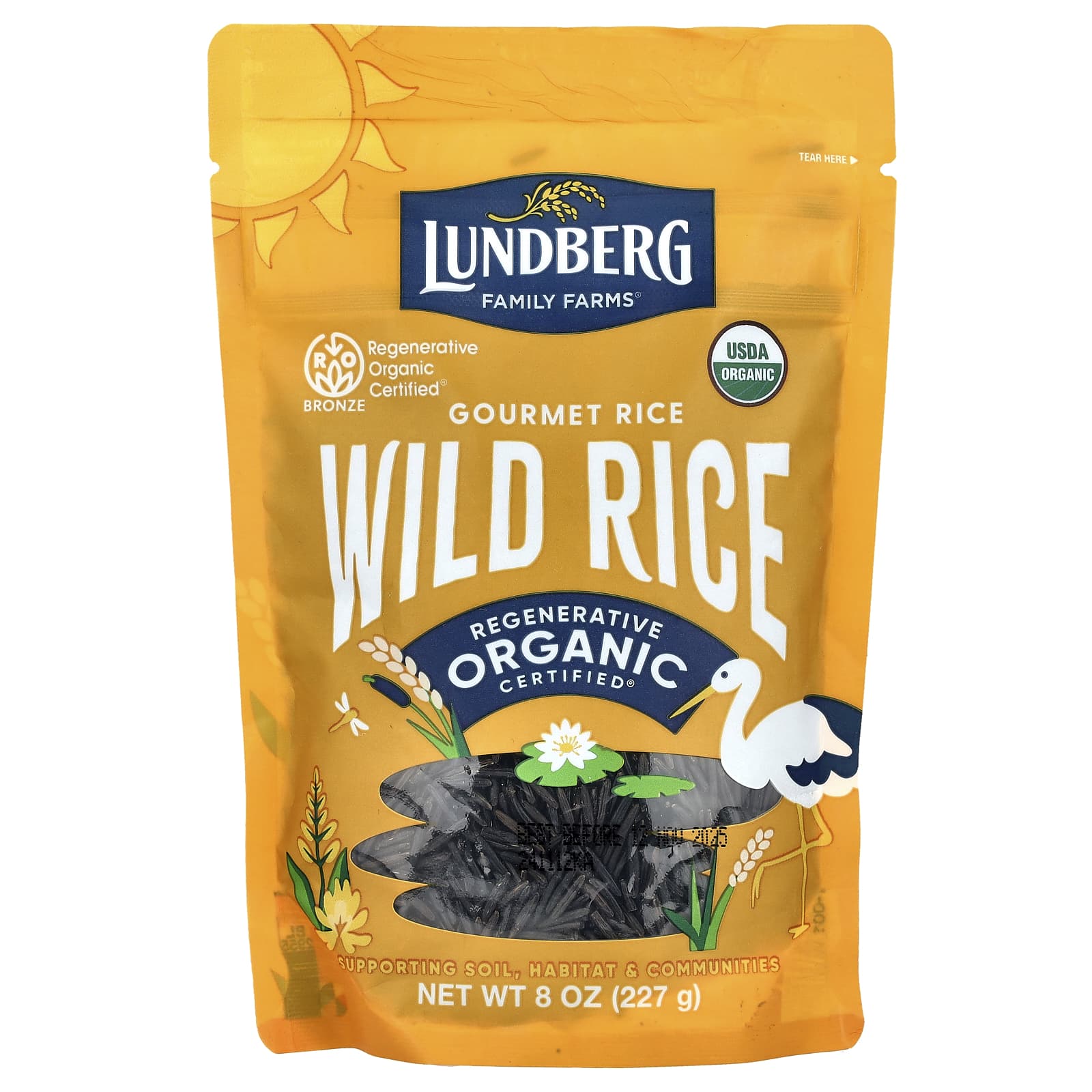 Lundberg, Organic Wild Gourmet Rice, 8 oz (227 g) - Image 1