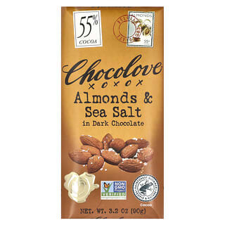 Indulge in Rich Dark Chocolate with Crunchy Almonds & Sea Salt by Chocolove