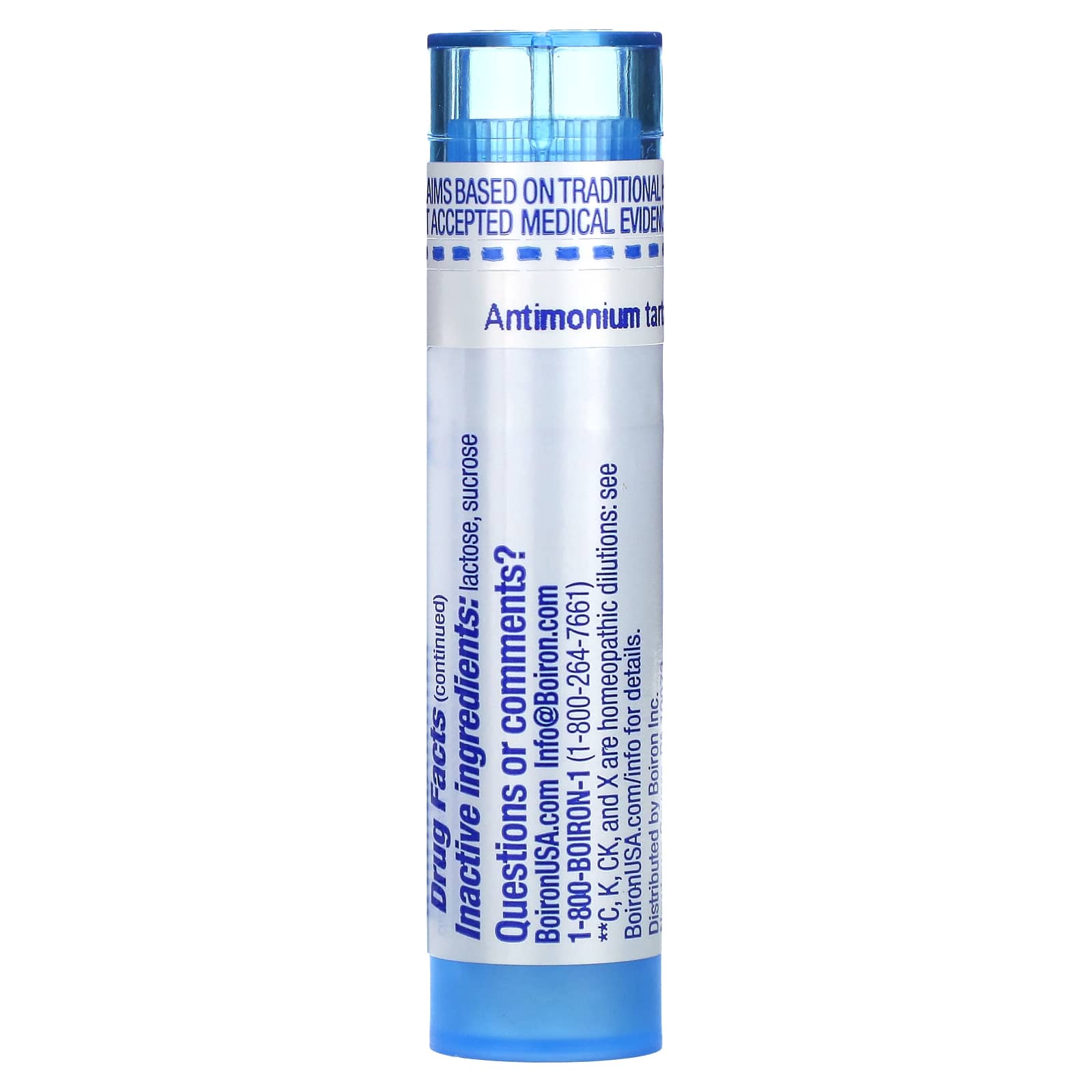 Relieve Wet Coughs with Boiron Antimonium Tartaricum 6C Homeopathic Medicine - Image 2
