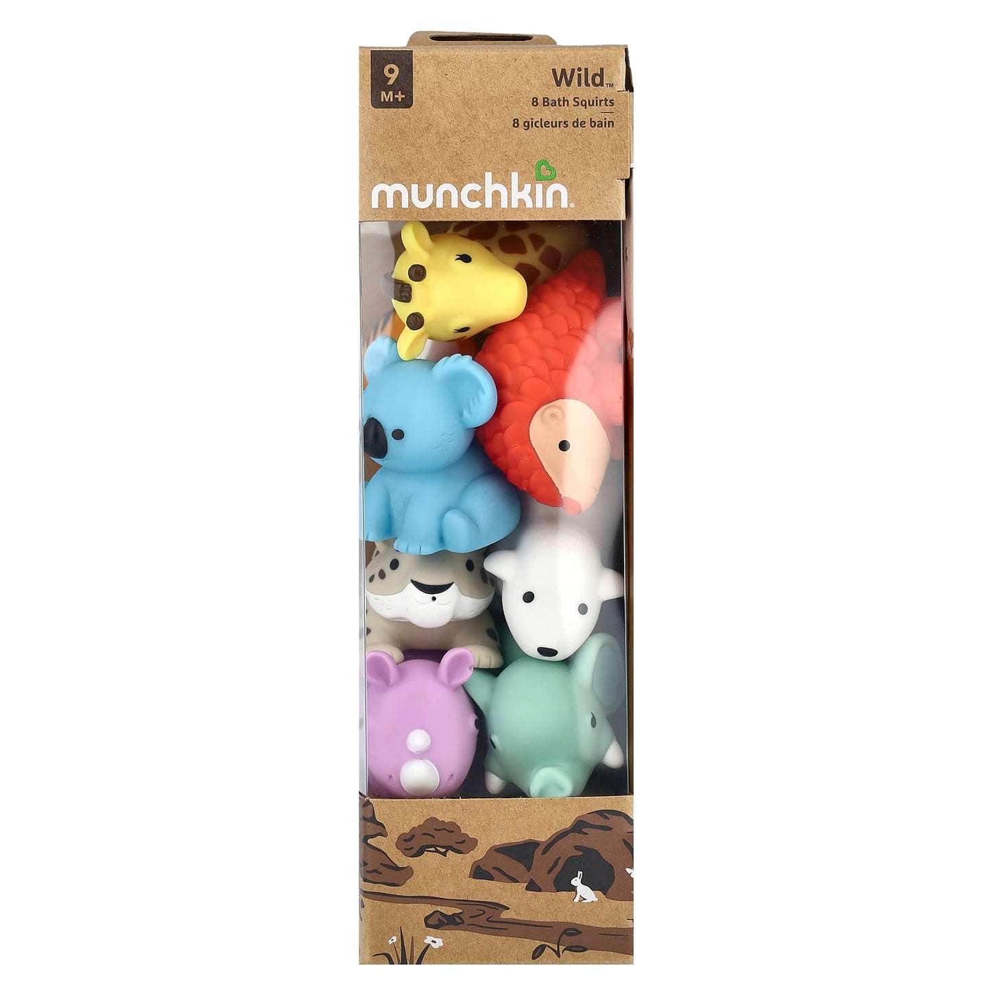 Munchkin, Wild™, Bath Squirts, 9 Months+, 8 Count - Image 1