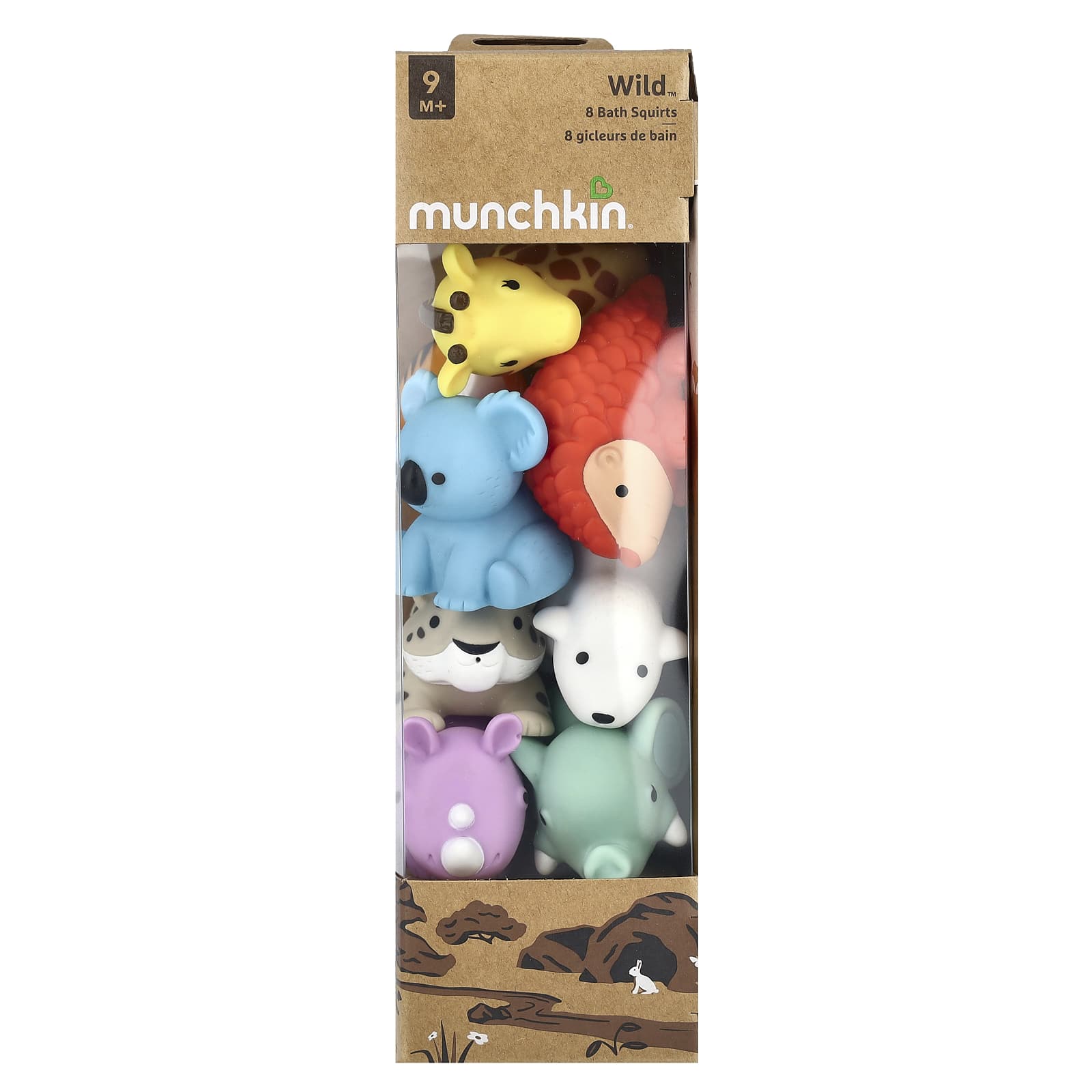Munchkin, Wild™, Bath Squirts, 9 Months+, 8 Count - Image 1