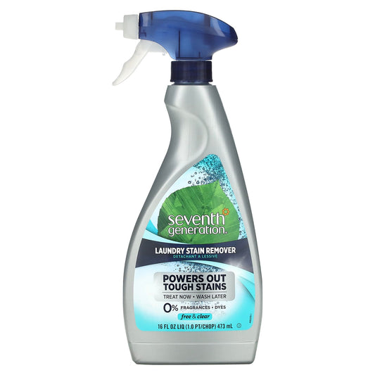 Seventh Generation, Laundry Stain Remover, Free & Clear, 16 fl oz (473 ml) - Image 1