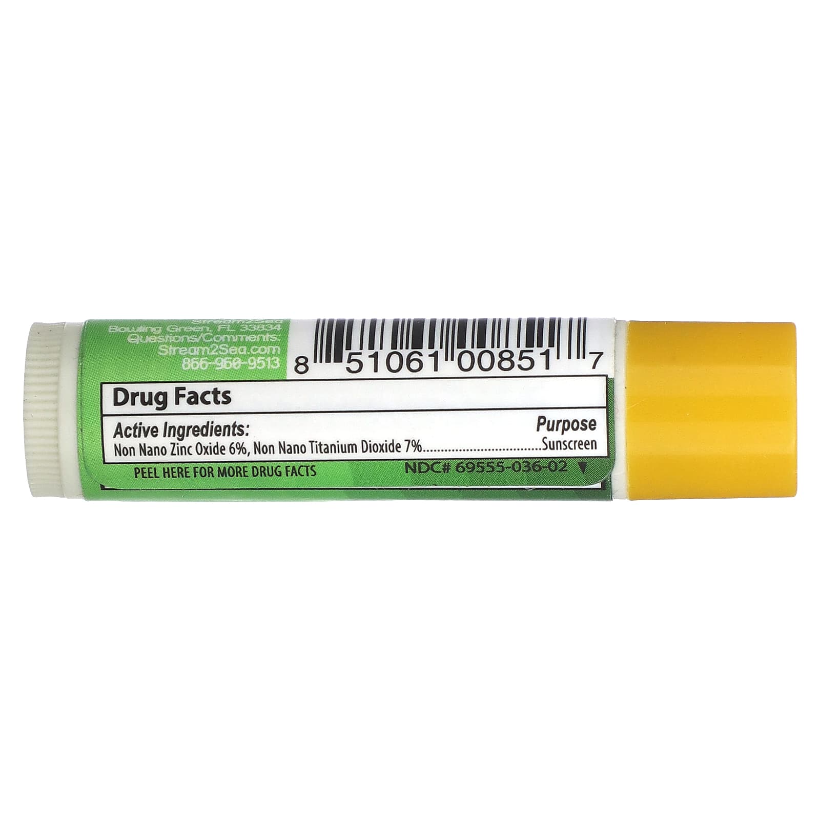 Stream2Sea, Sun Protect Lip Balm, SPF 30+, Cucumber Mint , 0.15 oz (4 g) - Image 2