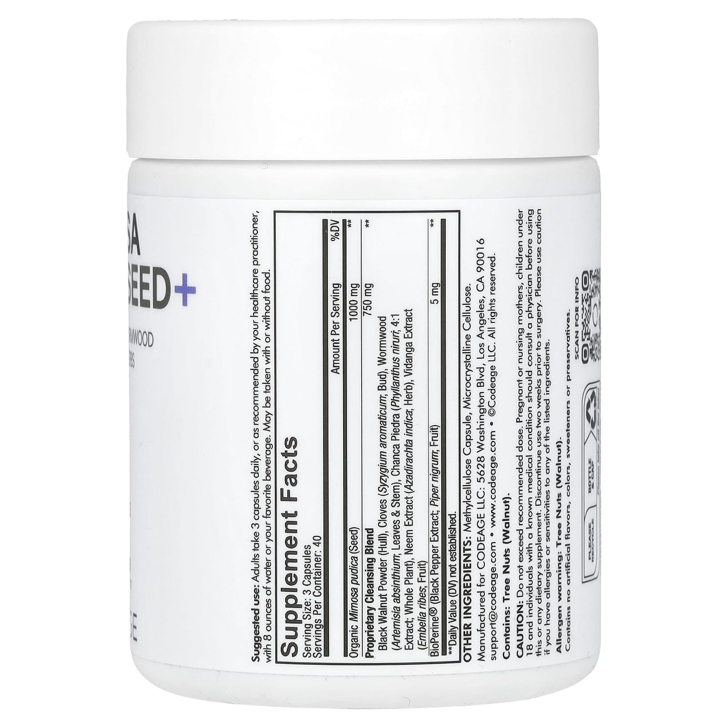 Codeage Mimosa Pudica Seed+ Supplement for Immune Support and Detox - Image 2
