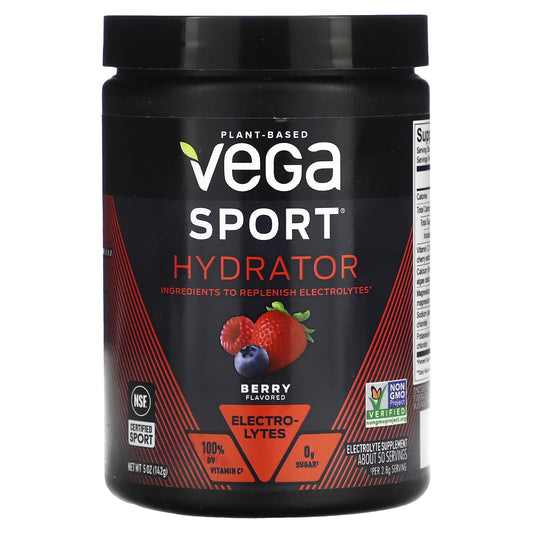 Vega, Sport, Plant-Based Hydrator, Berry, 5 oz (142 g) - Image 1