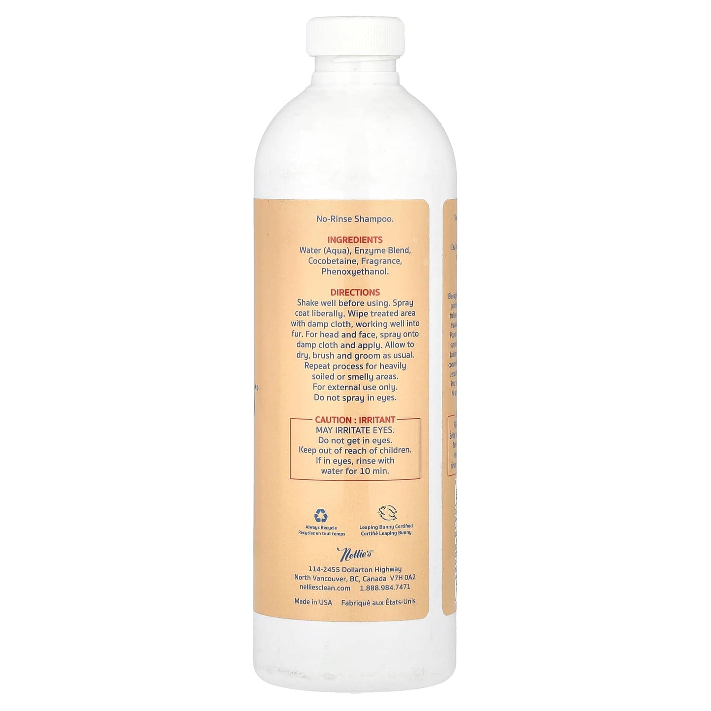 Nellie's, Fresh Dog, Oatmeal Mango, 16 fl oz (474 ml) - Image 2