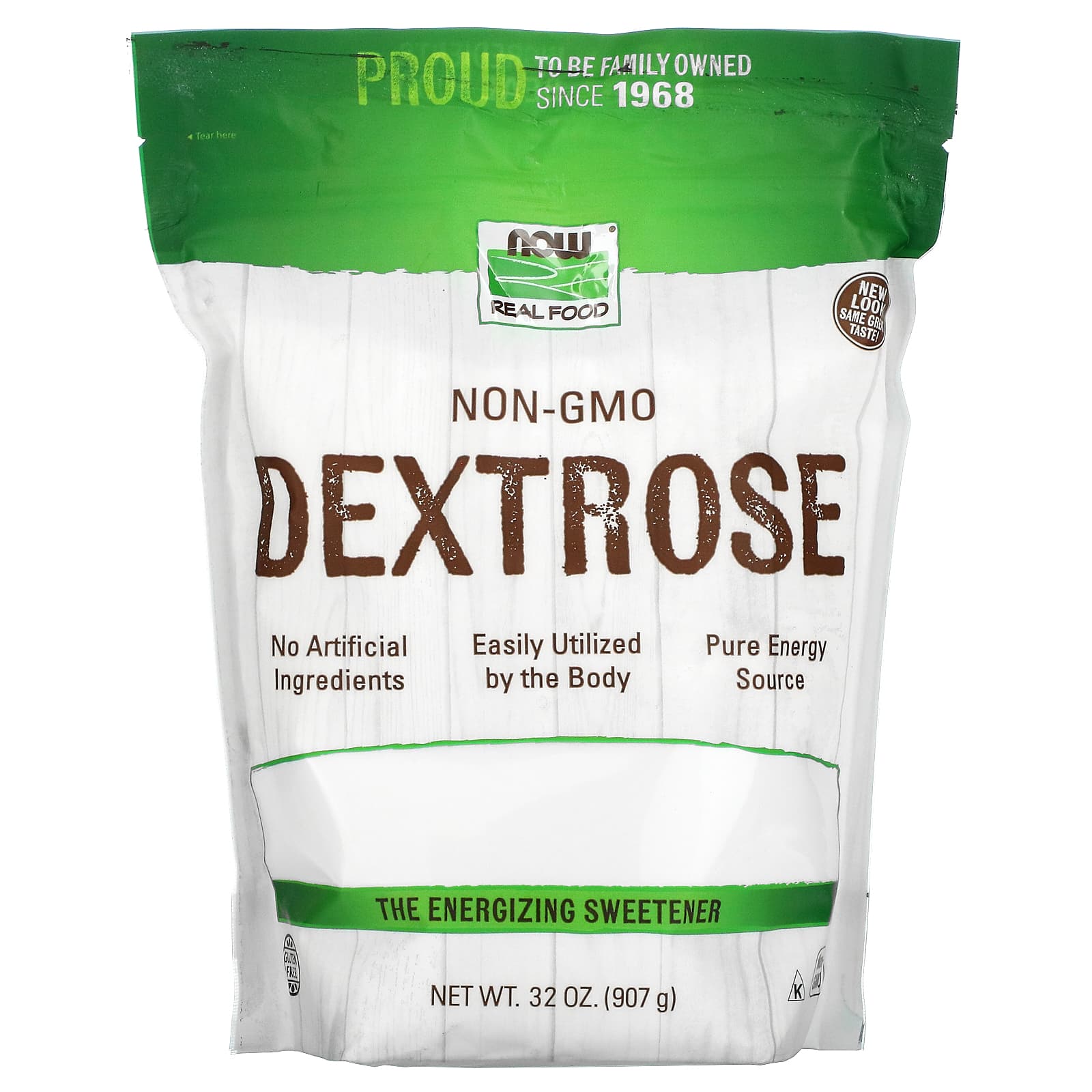 NOW Foods, Real Food, Dextrose, 32 oz (907 g) - Image 1