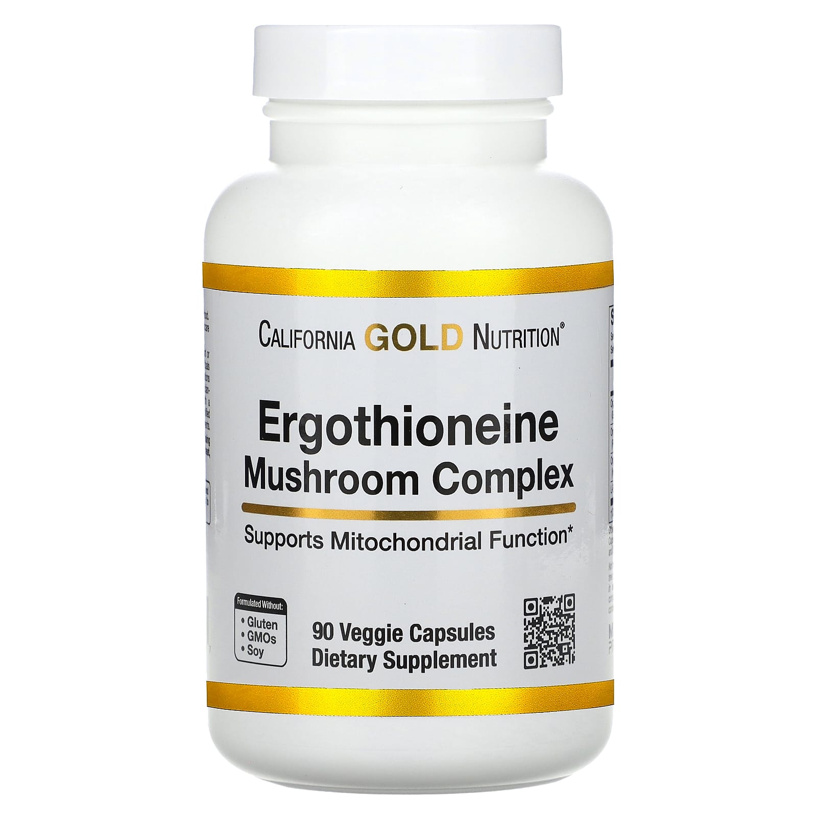 Boost Immunity & Cognitive Health with California Gold Nutrition Ergothioneine Complex - Image 1