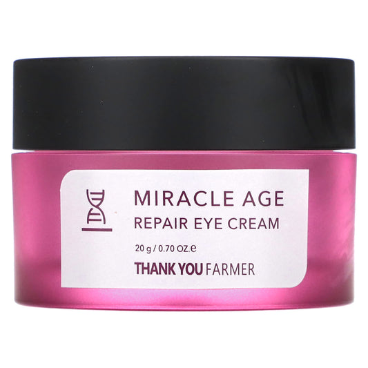 Thank You Farmer, Miracle Age, Repair Eye Cream, 0.70 oz (20 g) - Image 1