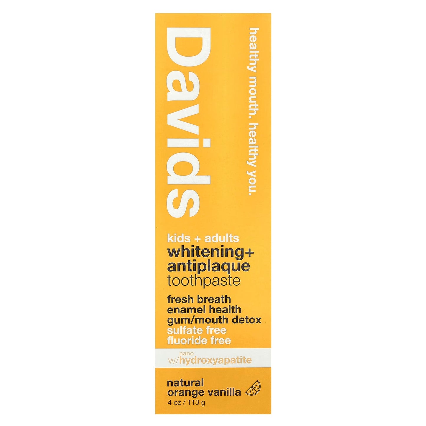 Natural Whitening Toothpaste for Kids & Adults - Davids - Image 2