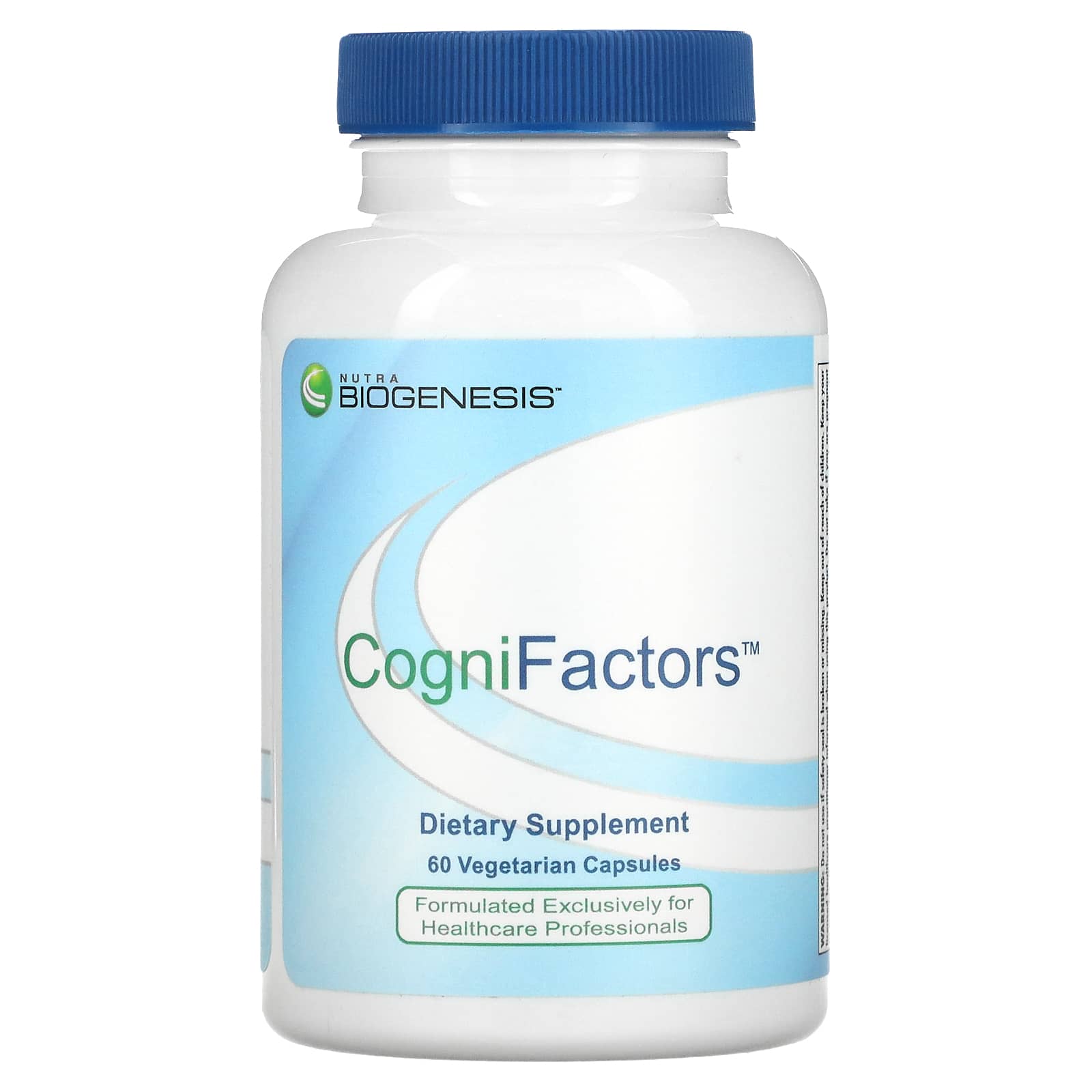 Nutra BioGenesis, CogniFactors, 60 Vegetarian Capsules - Image 1