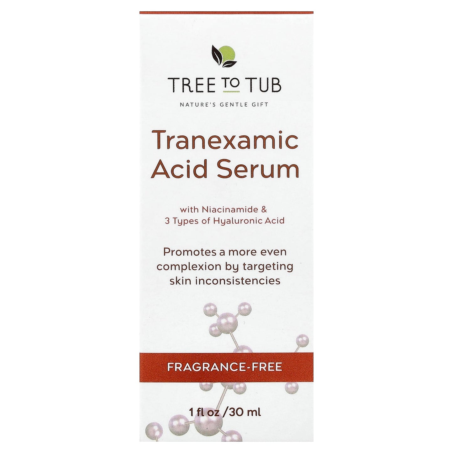 Tree To Tub, Tranexamic Acid Serum, Fragrance Free, 1 fl oz (30 ml) - Image 2