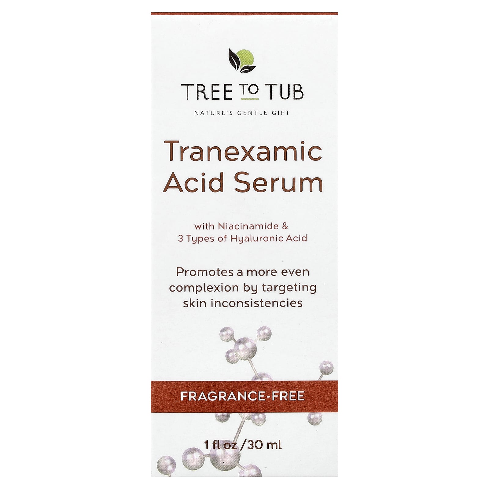 Tree To Tub, Tranexamic Acid Serum, Fragrance Free, 1 fl oz (30 ml) - Image 2