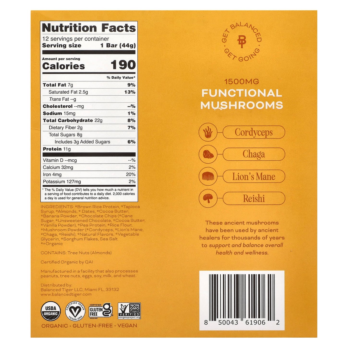 Boost Your Energy with Balanced Tiger's Organic Protein Bars - Image 2