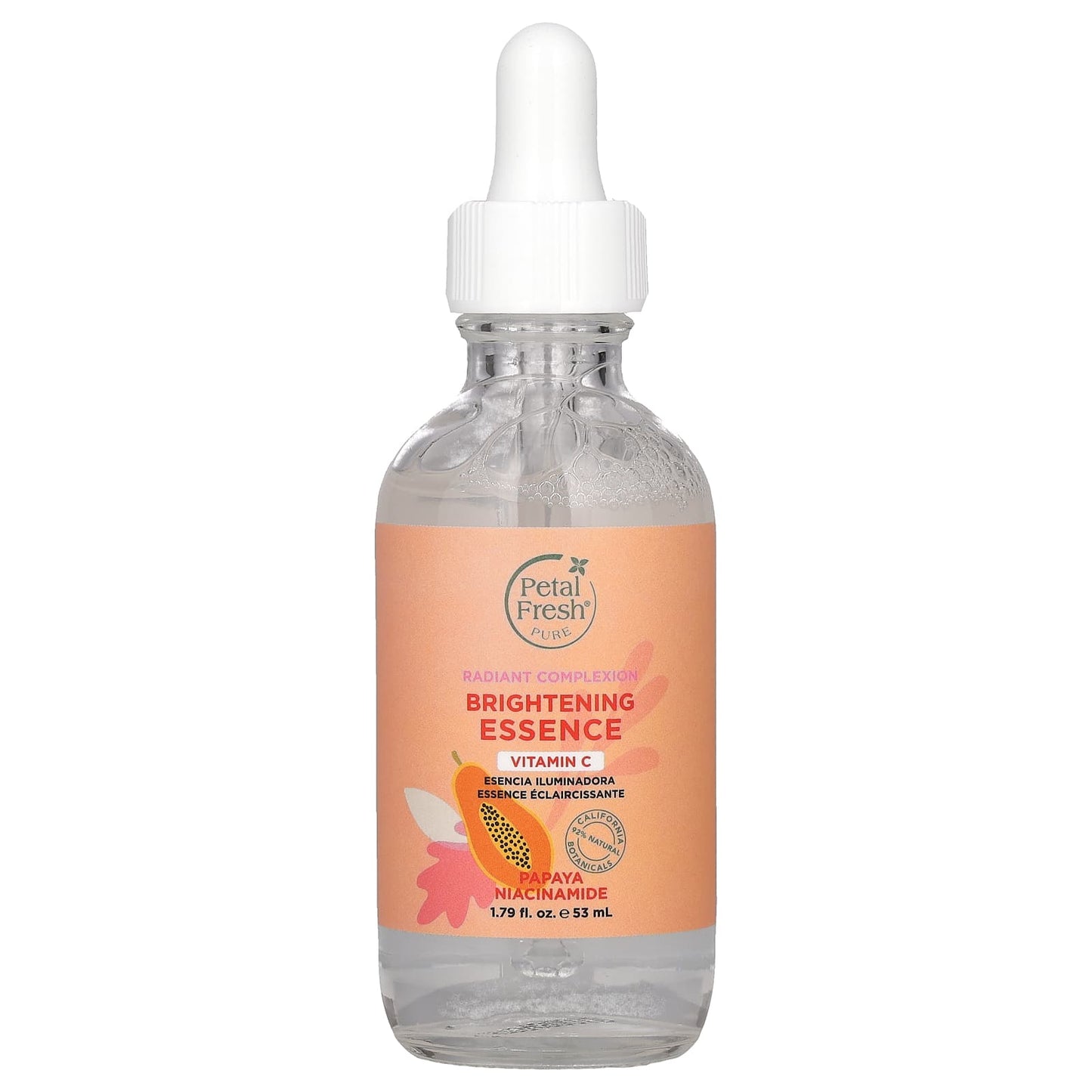 Petal Fresh, Pure, Radiant Complexion Brightening Essence, Papaya Niacinamide, 1.79 fl oz (53 ml) - Image 1