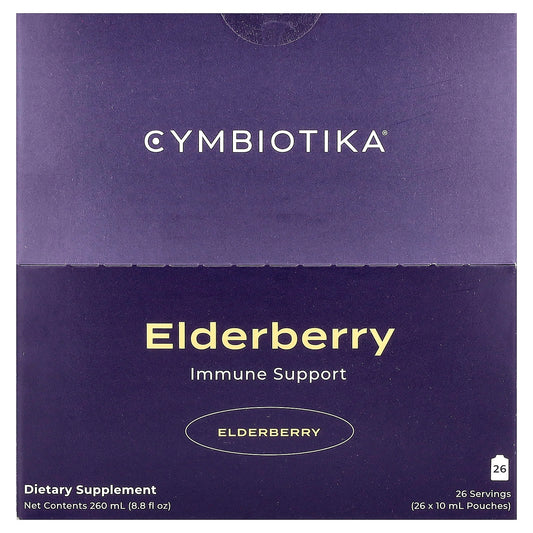 Boost Immune System with Cymbiotika Elderberry Support, 26 Pouches - Image 1