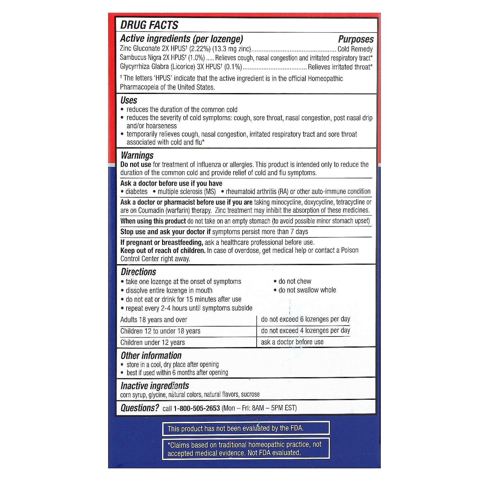 Cold Eeze Cold Relief Lozenges for Adults & Kids, Natural Zinc Cold & Flu Symptom Relief - Image 2