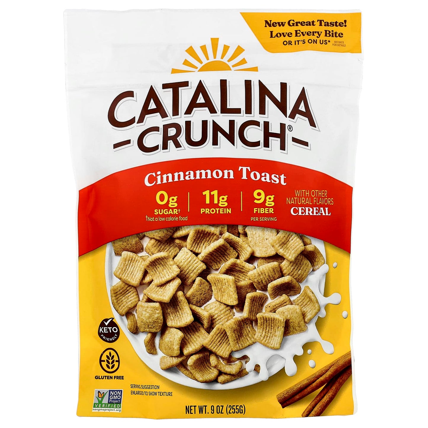 Cinnamon Toast Keto Cereal by Catalina Crunch - 9 oz (255g) - Image 1