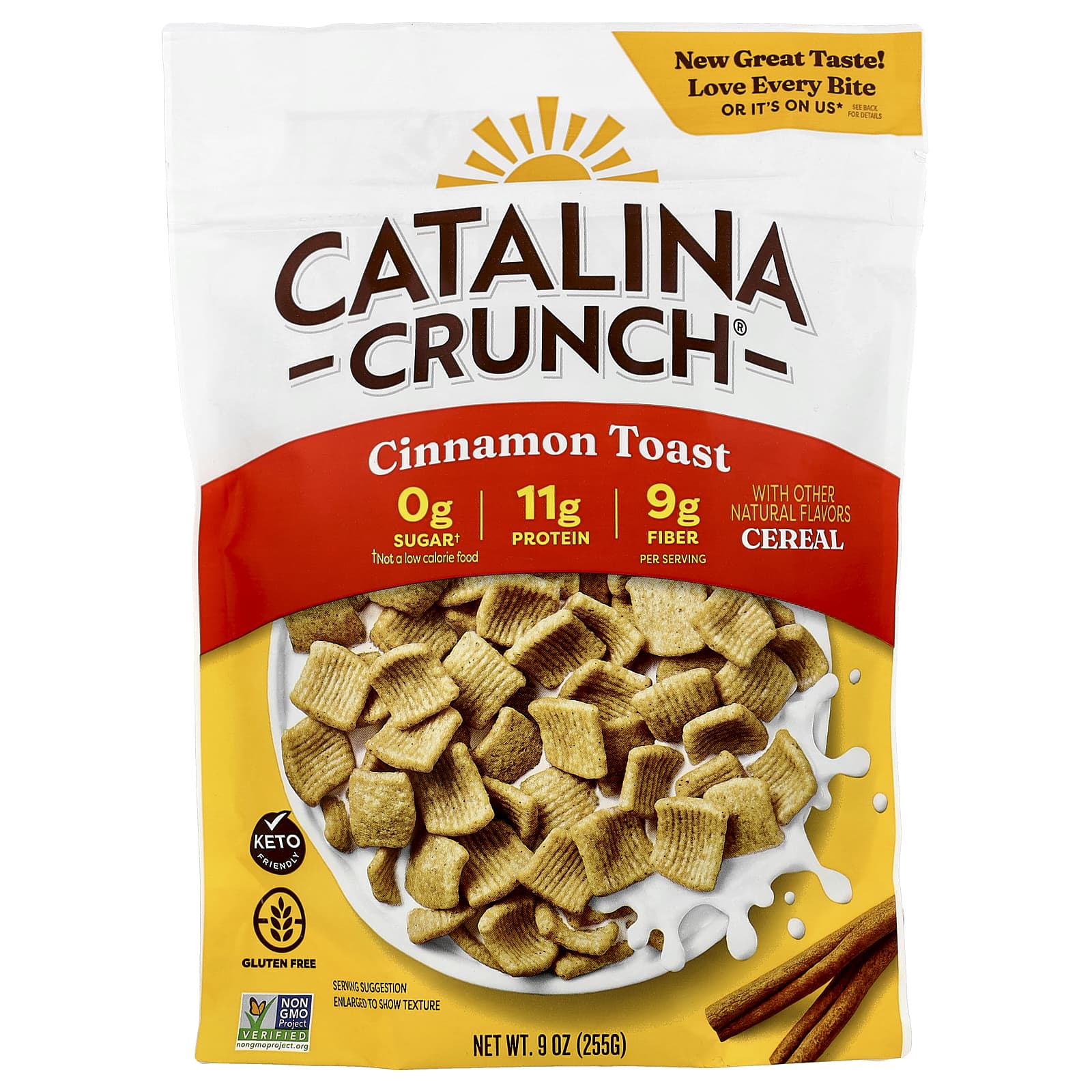 Cinnamon Toast Keto Cereal by Catalina Crunch - 9 oz (255g) - Image 1