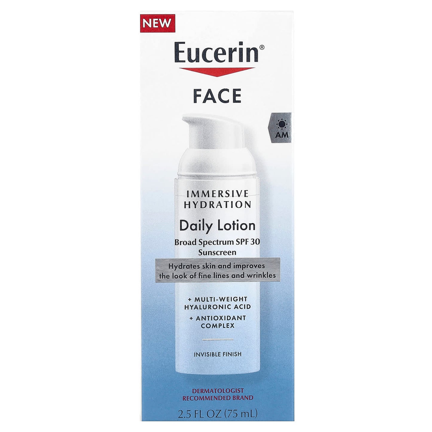 Eucerin Immersive Hydration Daily Lotion, SPF 30, Fragrance Free - Image 2