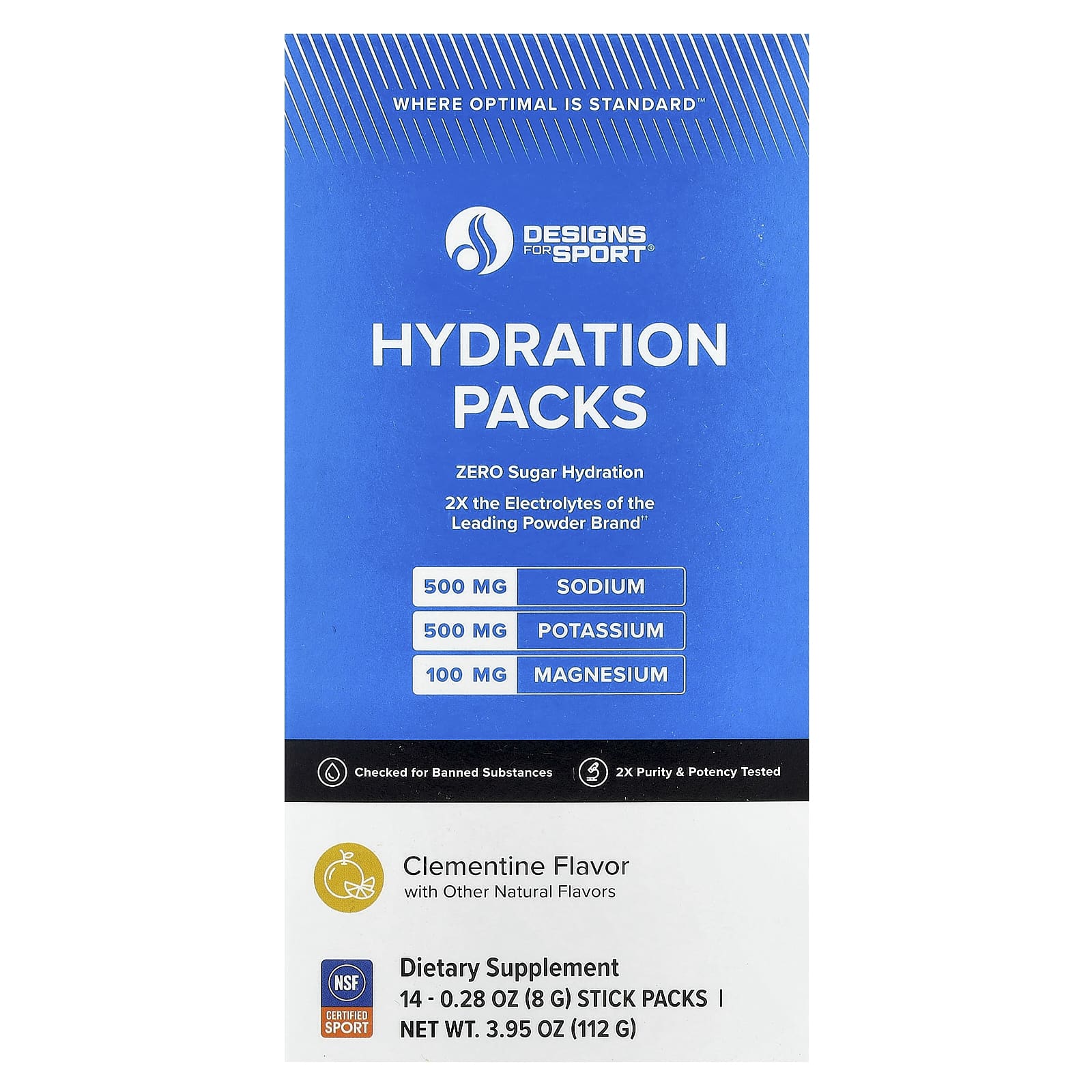 Zero Sugar Hydration for Athletes | Designs For Health - Image 1