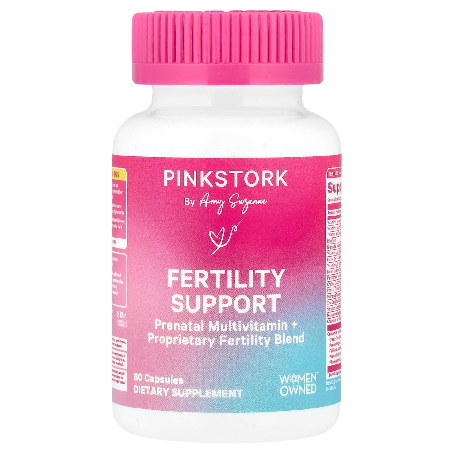 Pink Stork, Fertility Support, 60 Capsules - Image 1