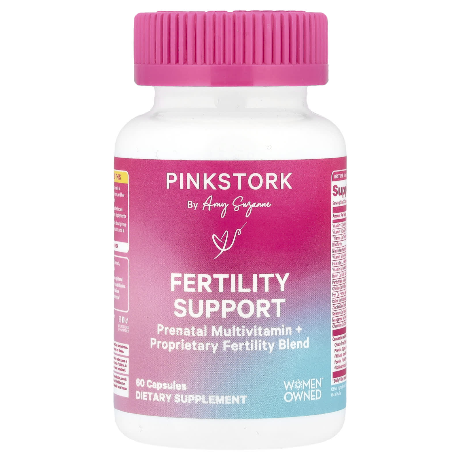 Pink Stork, Fertility Support, 60 Capsules - Image 1